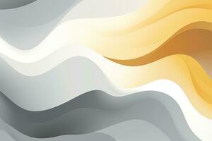 Simple abstract gray background with waves, empty space for design photo