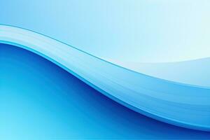 Simple elegant blue background for design, waves, empty space, surface photo