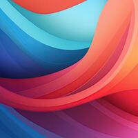 Colorful abstract background in blue and red color photo