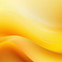 Yellow wavy abstract background for design photo