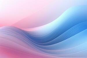 Wavy pink and blue abstract background photo