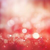 Shining abstract red background, bokeh effect, blur, gradient photo