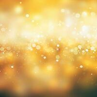 Shining abstract yellow orange background, bokeh effect, blur, gradient photo
