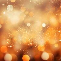 Shining abstract yellow orange background, bokeh effect, blur, gradient photo