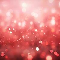 Shining abstract red background, bokeh effect, blur, gradient photo