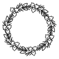 Hand Drawn Wreath png