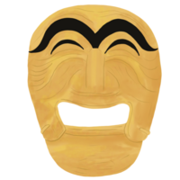 koreanska traditionell mask png