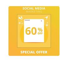 60 60 por ciento apagado venta. especial oferta símbolo. salvar 60 60 porcentajes vector ilustración