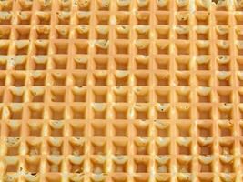 close up of a waffle texture background photo