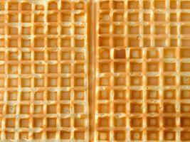 close up of a waffle texture background photo