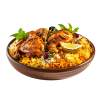 Biryani isolated on png background