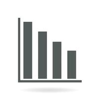 Financial chart icons. Set of Histogram graph. Growth, Trade and Investment chart. Stock exchange, Candlestick and financial diagram graph. vector