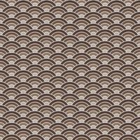 Brown shade of Japanese wave pattern background. Japanese pattern vector. Waves background illustration. for clothing, wrapping paper, backdrop, background, gift card. vector