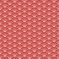 rojo sombra de japonés ola modelo antecedentes. japonés sin costura modelo vector. olas antecedentes ilustración. para ropa, envase papel, fondo, fondo, regalo tarjeta. vector