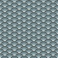 Grey shade of Japanese wave pattern background. Japanese pattern vector. Waves background illustration. for clothing, wrapping paper, backdrop, background, gift card. vector