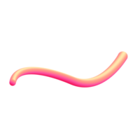 3D Line Wave Pink png