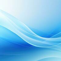 Simple elegant blue background for design, waves, empty space, surface photo