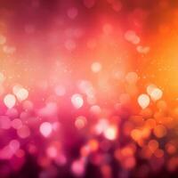 Bright yellow-pink sparkling background with bokeh effect. Gradient, vibrant, digital paper, print photo