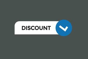 new discount website, click button, level, sign, speech, bubble  banner, vector