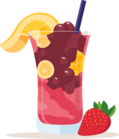 smoothie illustration ai génératif png