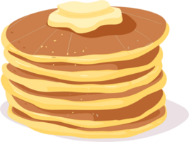 empiler de crêpe illustration ai génératif png