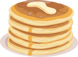 empiler de crêpe illustration ai génératif png