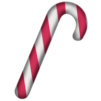 Bright red candy canes used for Christmas decorations png