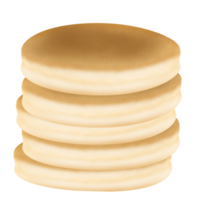 Thick, soft, delicious pancakes Suitable for bakeries png