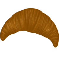 Delicious looking croissants for bakeries. Eat with a drink. png