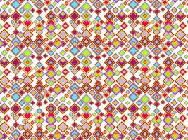 Seamless geometric pattern of rhombuses, squares in colorful bright colors vector