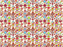 Seamless geometric pattern of rhombuses, squares in colorful bright colors vector