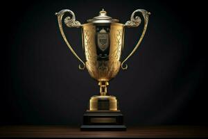 Symbolic Championship trophy. Generate Ai photo