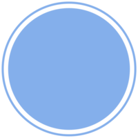 fond rond bleu pour le texte. créer des messages, des histoires, des titres. clipart png transparent