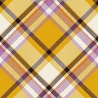 Tartan scotland seamless plaid pattern vector. Retro background fabric. Vintage check color square geometric texture. vector