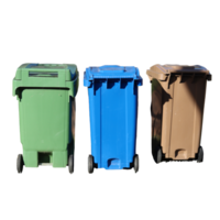 Plastic bins for separate collection- png