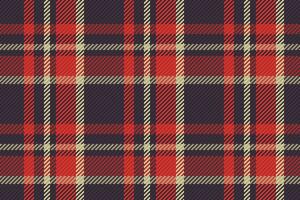 Seamless pattern of scottish tartan plaid. Repeatable background with check fabric texture. Vector backdrop striped textile print.