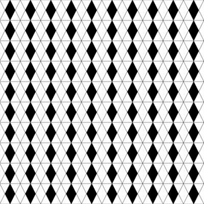 Seamless vector pattern. Geometric background texture. Black and white color. Simple modern style in flat design.