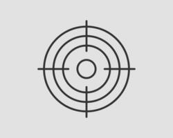 Target icon vector