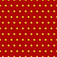 Golden dots on red color abstract background. Beauty seamless pattern vector. vector