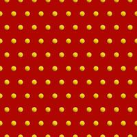 Golden dots on red color abstract background. Beauty seamless pattern vector. vector