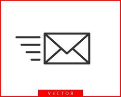 sobre íconos carta. envolver icono vector modelo. correo símbolo elemento. envío etiqueta para web o impresión diseño.