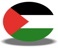 Palestine Flag, Official Flag of the Palestine. Format PNG