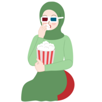 tittar på film ClipArt png