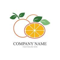 Orange logo design vector