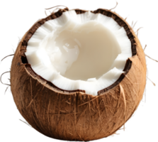 AI generative,Coconut fruit, Fresh coconuts, png