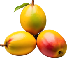 ai génératif ,mangue fruit, Frais mangues, Jaune mangue, png