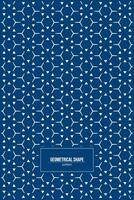 random pattern of white geometrical shape vector