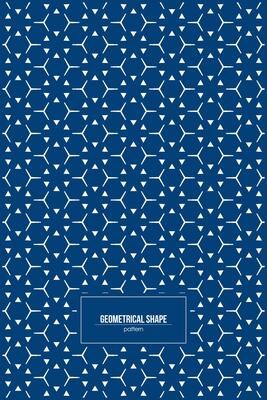 random pattern of white geometrical shape