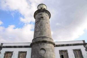 the lighthouse of the island of galicia photo