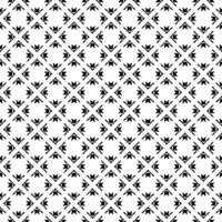 Black seamless abstract pattern. Overlay for background and backdrop. Ornamental design. PNG graphic illustration with transparent background.